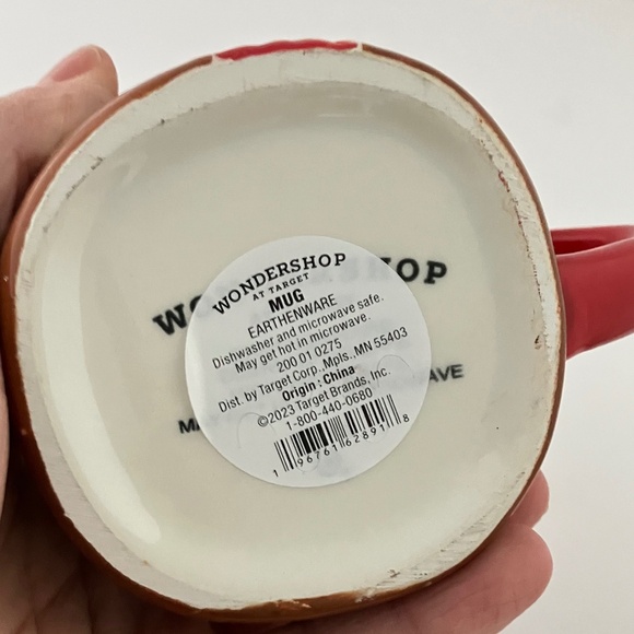 14 oz GINGERBREAD HOUSE Target Wondershop Christmas Earthenware Figural Mug 2023 - Picture 8 of 13